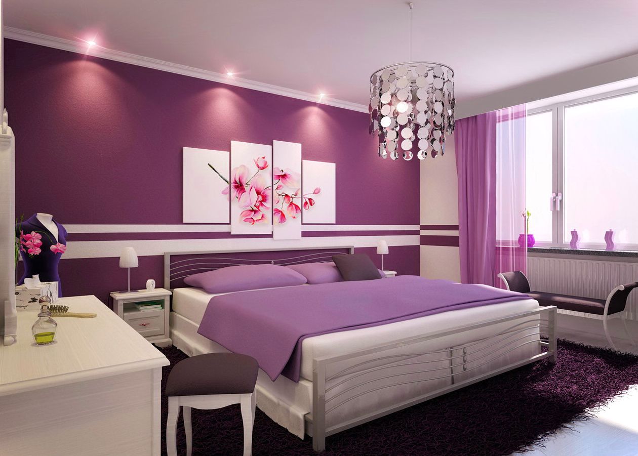 beautiful_bedroom_color_use_purple_and_white_which_is_added_with_silver_lamp
